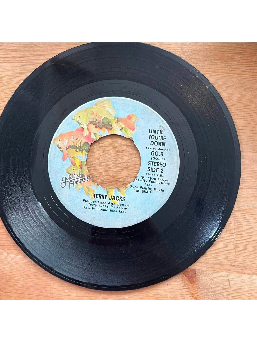 Terry Jacks - Until you're Down/In my Father's Footsteps 45rpm VG+ R08